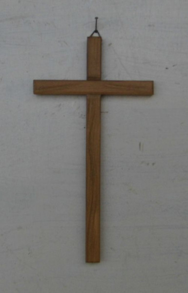Einfaches Wandkreuz, 22cm